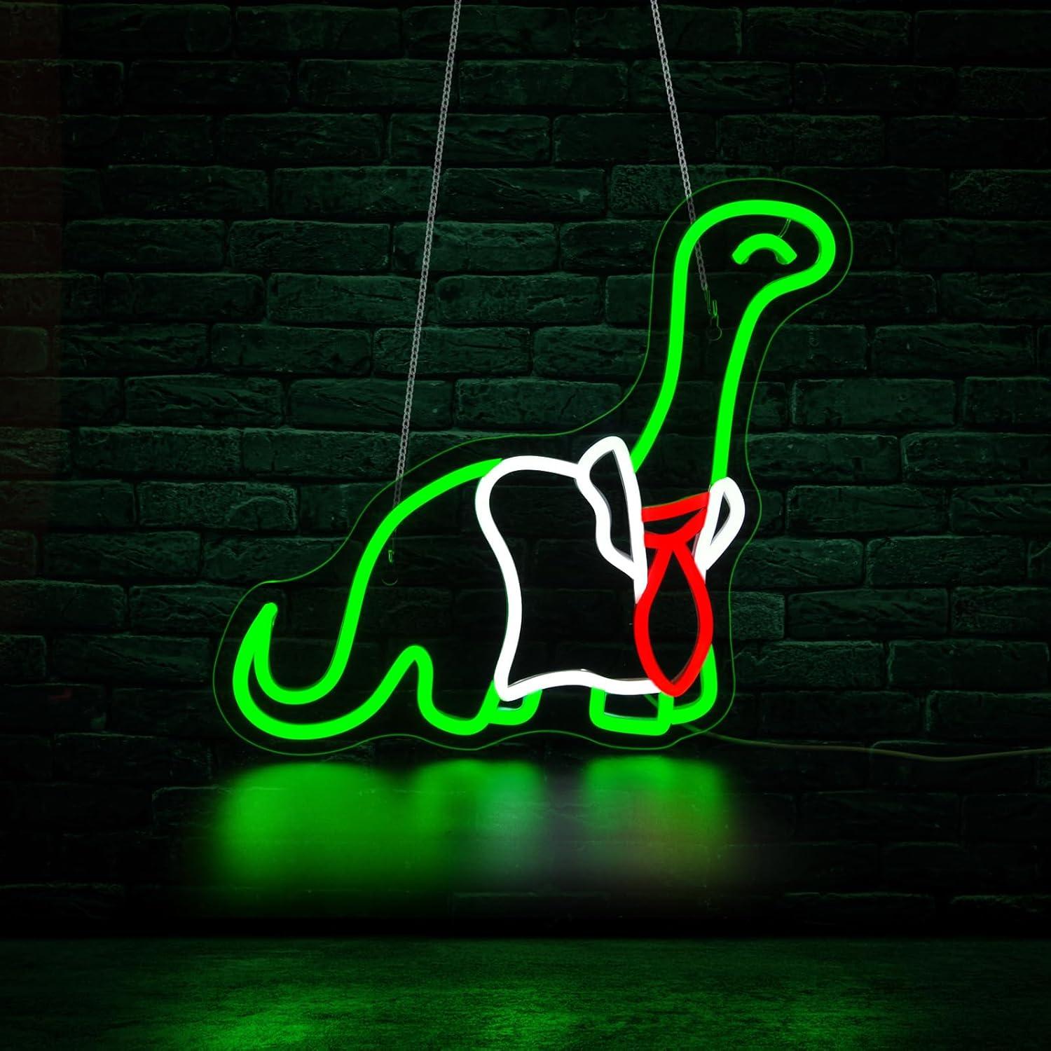 Neon Sign Party - Dinosaur Neon Sign Dimmable LED Light
