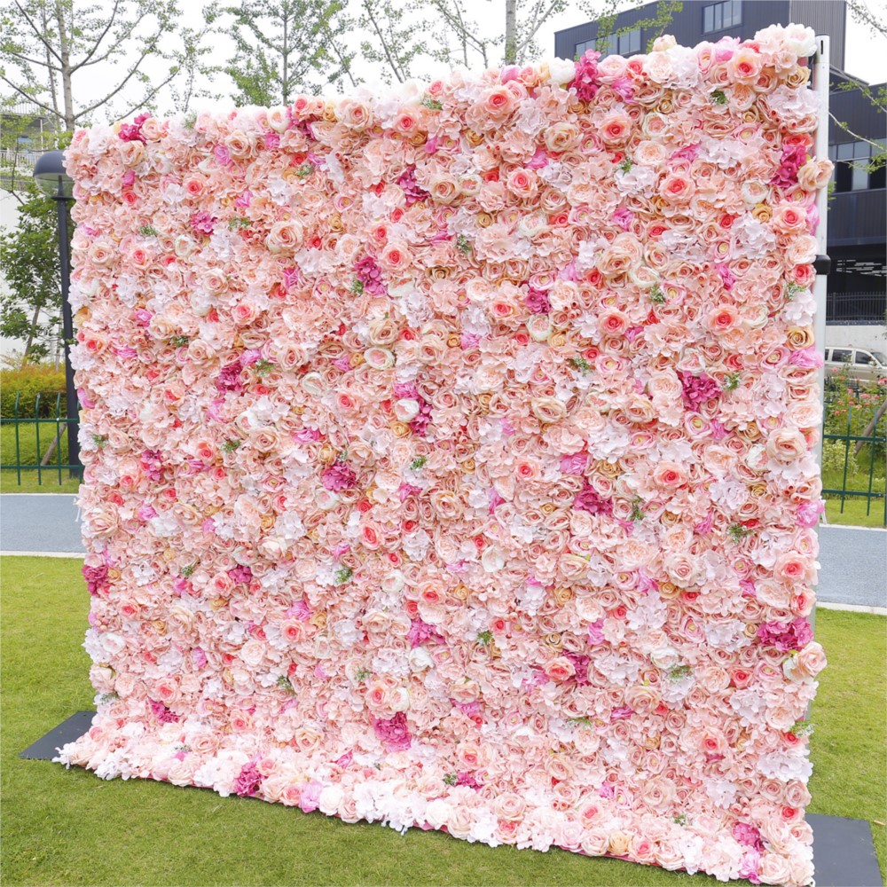Uflower Pink Rose Hydrangea 5D - Flower Wall Panel review and price