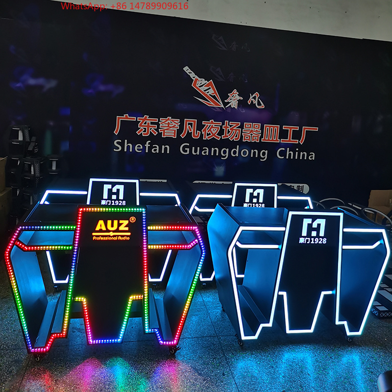 Custom Metal LED DJ Booth Tabl - Event Suppliers review and price