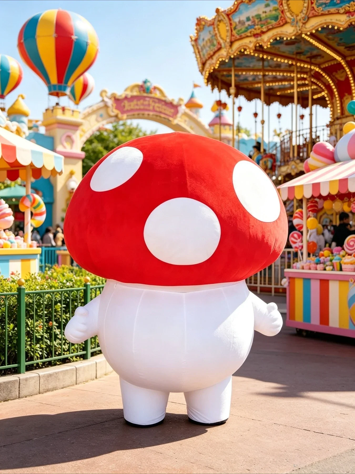 Inflatable Mushroom Mascot Cos - Event Party review and price