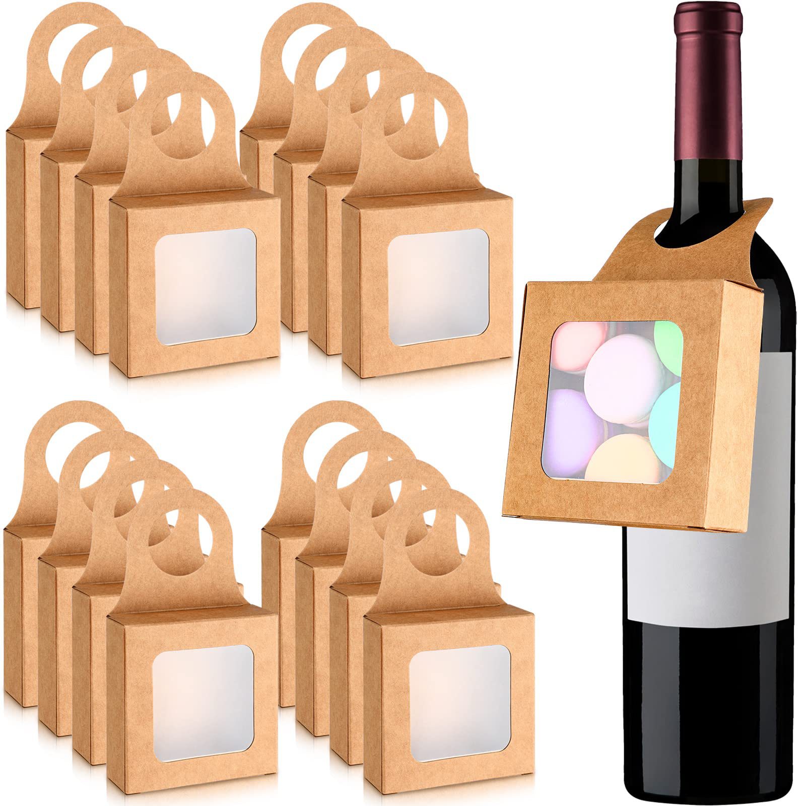 20PCS Kraft Paper Red Wine Gif - Event Party Box review and price