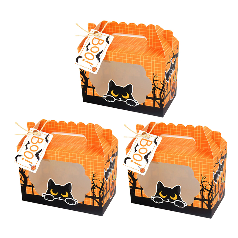 3/6pcs Ghost Pumpkin Cat Candy - Event Party Box review and price