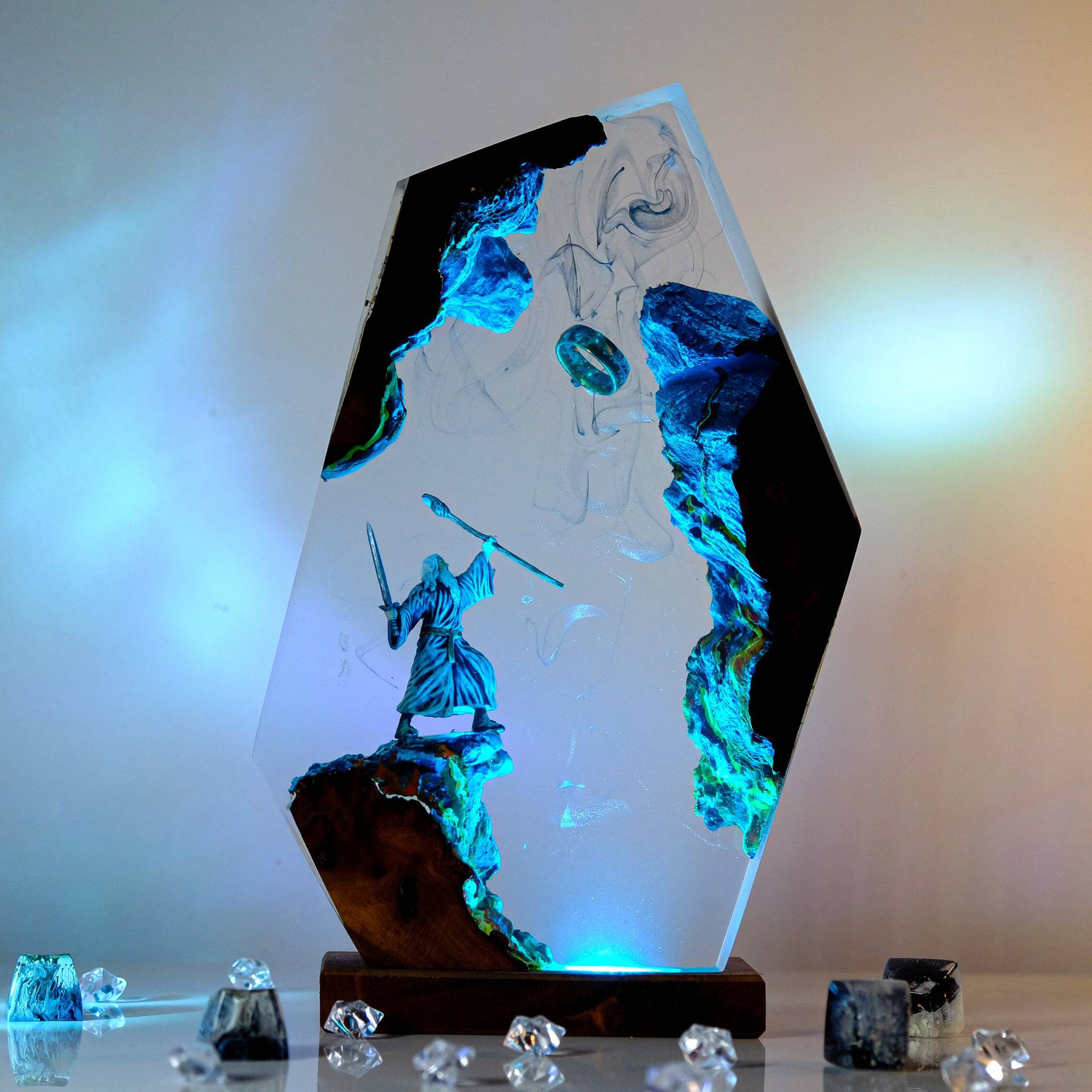 Movie Scence Figure Table Resi - Neon Sign Party review and price