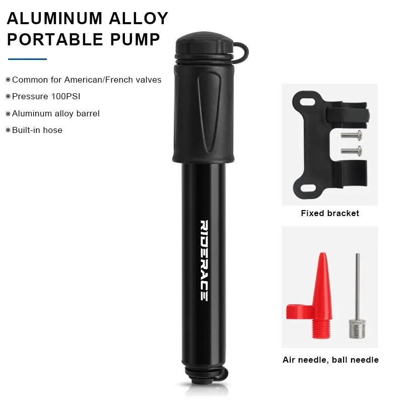 RIDERACE Bike Pump Portable Mi - Balloon Pump Hand review and price
